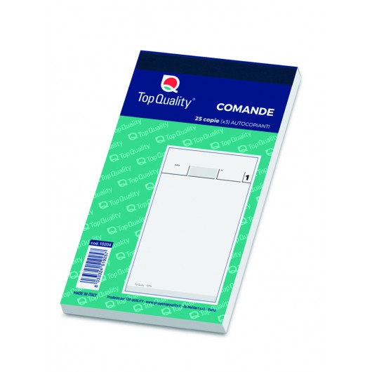 BLOK COMANDE 25X3 COPIE T.Q. 17x9,9 CM. 10PZ.               