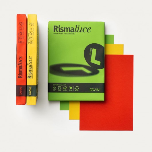 RISMALUCE A4 140GR. ARANCIO       200FG.                    