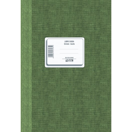 RG.LIBRO CASSA ENTRATE-USCITE CM.17X24 A 100PG.             