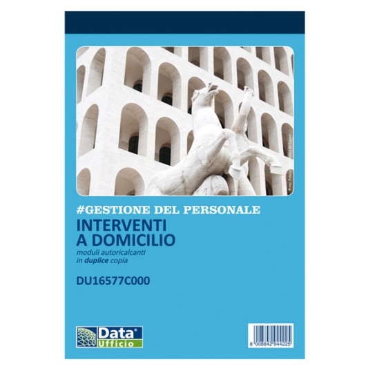 BLOK INTERVENTI A DOMICILIO 2 COPIE A/5 50X2C 5PZ.          