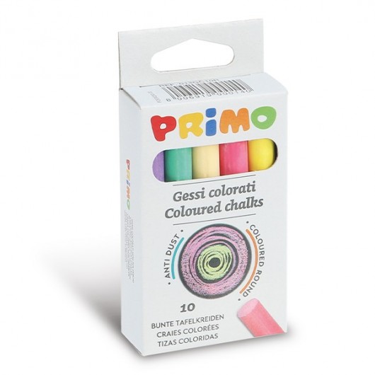 GESSO COLORATO 10PZ.014GC10R TONDO 10SC.                    