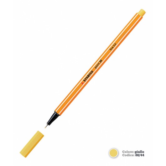 PEN.STABILO 88 GIALLO              10PZ.                    