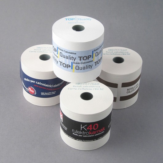 ROT.CALCOLATRICE/POS 57MM.TERMICO 25MT.6ROTER57 6PZ.                    